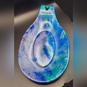 Handmade Resin Spoon Rest - Jewelry Tray